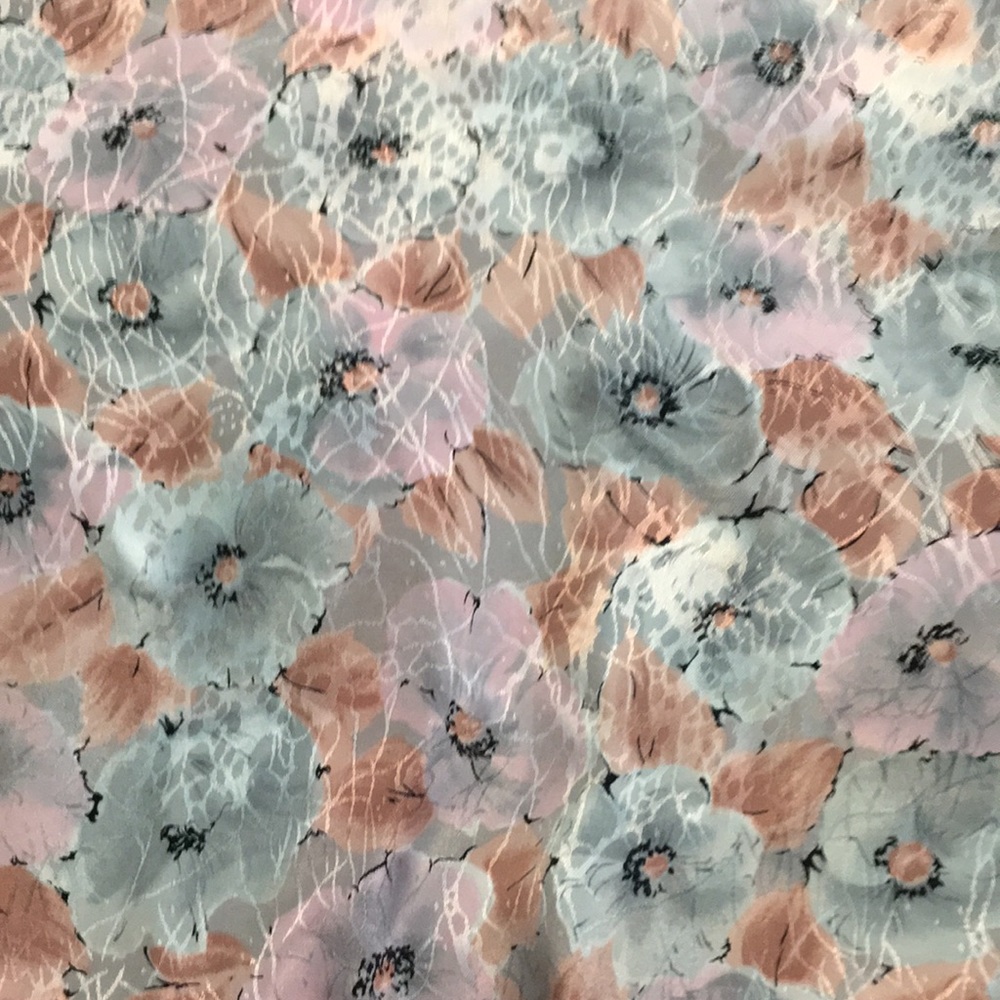 Vintage Floral Dress w/ pockets. custom made, handmade - Picture 9 of 10